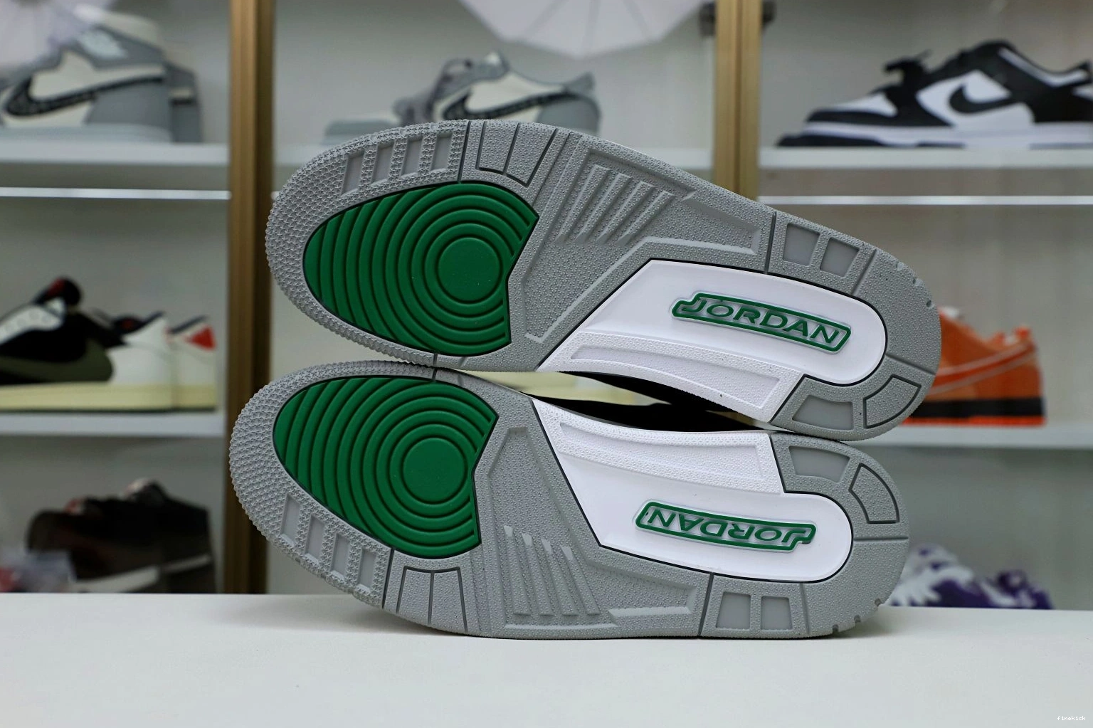 JORDAN AIR PINE GREEN 3 1005